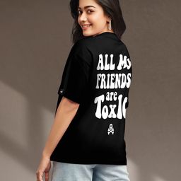Bewakoof Typography Print Oversized T-shirt-picture-19