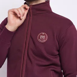 Duke Mock Collar Cotton Front Open Sweatshirt image 3