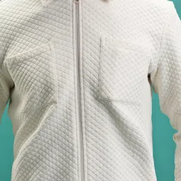HIGHLANDER Self Design Full Zip Oversized Front-Open Sweatshirt image 5
