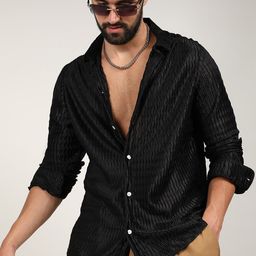 Campus Sutra Curly-Creased Shirt-image-83