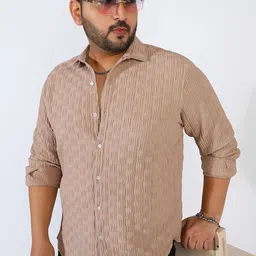 Instafab Plus Men Comfort Opaque Casual Shirt-picture-47