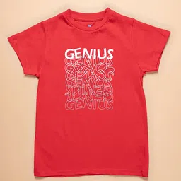 Purple United Kids Boys Typography Printed Round Neck T-shirt-image-5