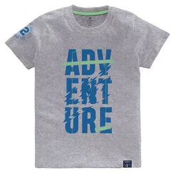 CODEZ Boys Multicoloured Typography 2 Printed Applique T-shirt image 5