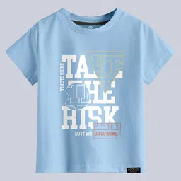 CODEZ Boys Pack Of 3 Typographic Printed Cotton T-shirts image 5