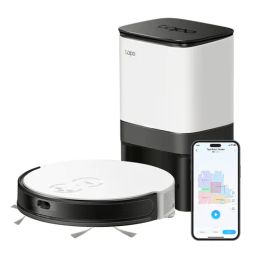 Tapo Rv20 Mop Plus White Plastic Wet & Dry Robotic Vacuum Cleaner-image-86