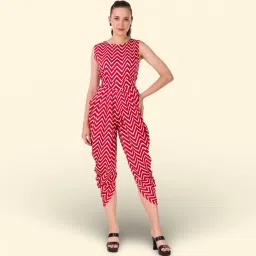 Geometric Print Women Jumpsuit-image-72