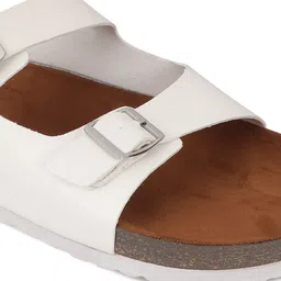 SKORA Open Toe Flats with Buckles image 4