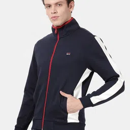 t-base Mock Collar Front Open Sweatshirt image 4