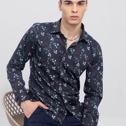 Snitch Men Slim Fit Floral Printed Casual Cotton Shirt-image-26