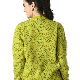 BAESD Abstract Printed Fleece Pullover Sweatshirt image 3