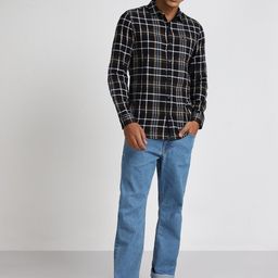 Lee Slim Fit Tartan Checked Cotton Casual Shirt-image-55