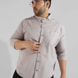 Instafab Plus Men Plus Size Classic Casual Ctton Shirt-81