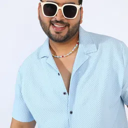 Instafab Plus Men Comfort Opaque Casual Shirt-image-81