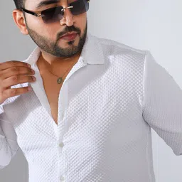 Instafab Plus Men Comfort Opaque Casual Shirt-image-21