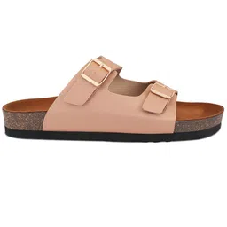 SKORA Open Toe Flats with Buckles image 4