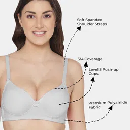 Tweens Pack Of 3 Full Coverage Bra With All Day Comfort image 2