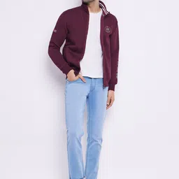 Duke Mock Collar Cotton Front Open Sweatshirt image 4