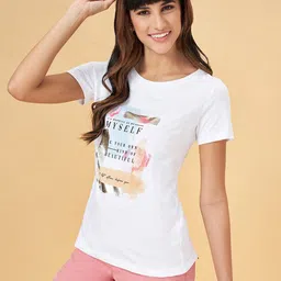 Honey by Pantaloons Typography Printed Pure Cotton Casual T-shirt-image-77