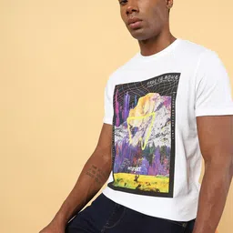 Wrangler Graphic Printed Cotton T-Shirt-image-74