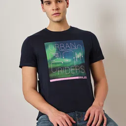 Lee Graphic Printed Slim Fit Cotton T-shirt-picture-49