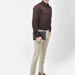 Crimsoune Club Geometric Printed Slim Fit Pure Cotton Casual Shirt-image-16