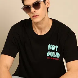 recast Typography Printed Bio Finish Oversized T-shirt-picture-8