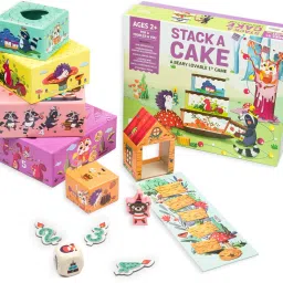 Stack a Cake, 3-6 Years, First Educational Board Game for Toddlers Learning Toy-20