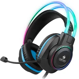 Zeb-Jet Pro Premium Headphone,LED Headband,Suspension Design, 2 mtr 3.5mm+USB Wired Gaming Headset-28