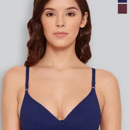 LYRA Pack Of 2 Cotton Everyday Bra Medium Coverage Non Padded Non-Wired-picture-30