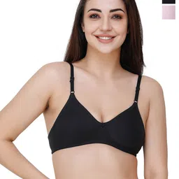 Docare Pack Of 2 Full Coverage Seamless Non Padded T Shirt Bra All Day Comfort-picture-10