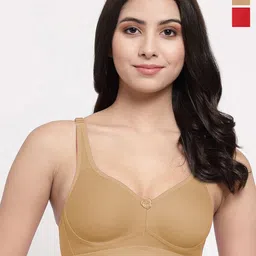 College Girl Pack Of 2 Full Coverage Lightly Padded Minimizer Bra-All Day Comfort-picture-33