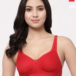 College Girl Women Pack of 2 Full Coverage Lightly Padded Minimizer Bra-picture-19