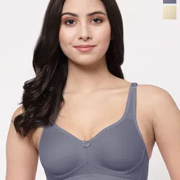 College Girl Pack of 2 Full Coverage Lightly Padded Minimizer Bra-All Day Comfort-picture-17