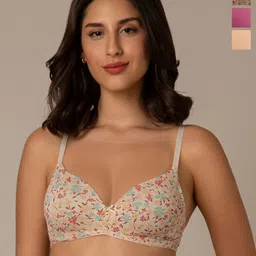 Amante Pack Of 3 Full Coverage Lightly Padded All Day Comfort T-shirt Bras-picture-14