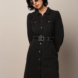 ONLY Denim Shirt Mini Dress-picture-24