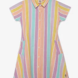 Ed-a-Mamma Girls Striped Shirt Dress-picture-13