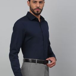 LOUIS STITCH Comfort Fit Cotton Formal Shirt-image-86