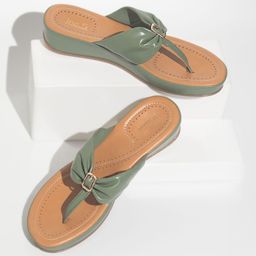 Inc 5 Women Green Comfort Heels-11