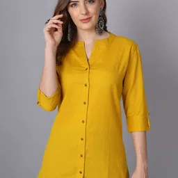 Pistaa Yellow Kurti-picture-19