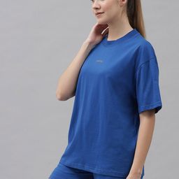 GRIFFEL Women Pure Cotton T-shirt with Shorts-image-93