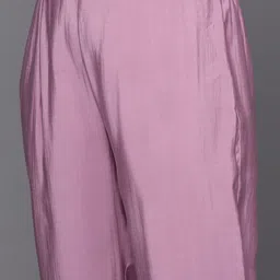 Indo Era Plus Size Floral Embroidered Regular Thread Work Kurta with Trousers & Dupatta image 3