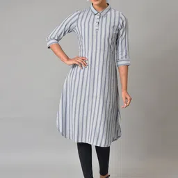 AURELIA Striped Kurta-image-78