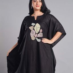 LetsDressUp Print Kimono Sleeve Kaftan Dress-image-21