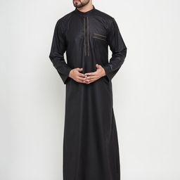 NABIA Mandarin Collar Cotton Straight Kurta-picture-46