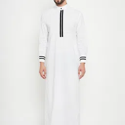 NABIA Men Thread Work Kurta-image-21