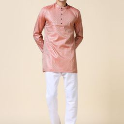 TATTVA Mandarin Collar Thread Work Kurta-image-77