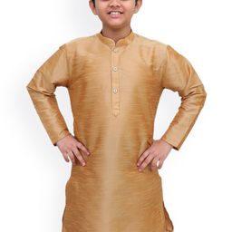 BAESD Boys Mandarin Collar Long Sleeves Straight Kurta-57