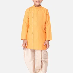 TABARD Boys Orange Kurta-image-17