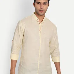 Vida Loca Pure Cotton Band Collar Kurta-picture-18