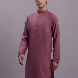 Jompers Band collar Pure cotton Straight Kurta-picture-52